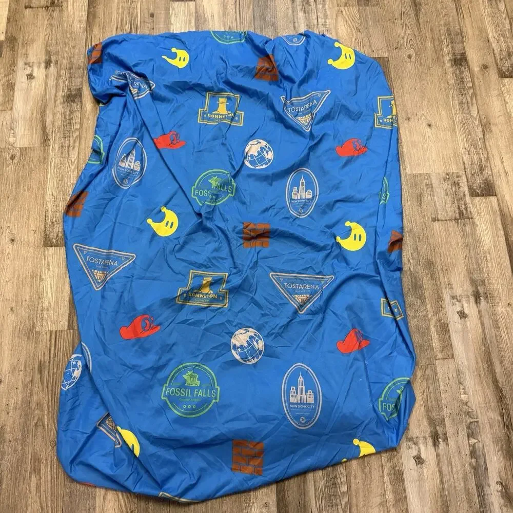 Super Mario Odyssey 4 Piece Full Sheet Set Pillowcases Fitted & Flat Sheet
